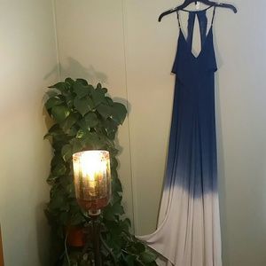 Long ombre maxi dress